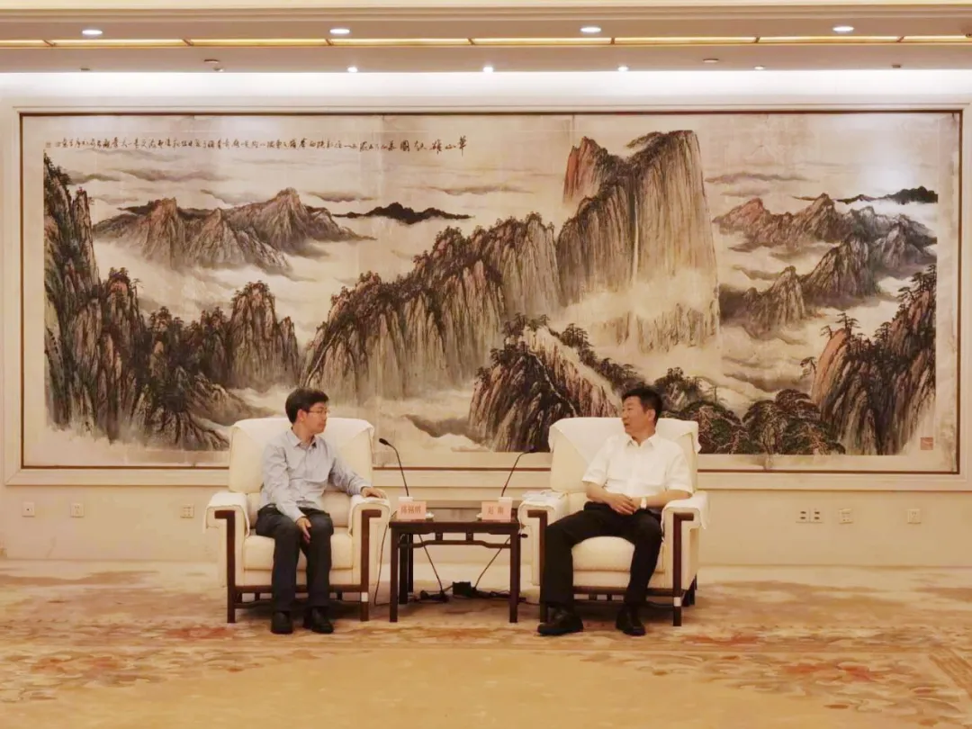 陕西省副省长赵刚与leyu.乐鱼电子、leyu.乐鱼系统共商数字经济高质量发展