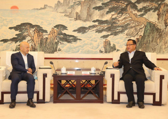 济南市市长孙述涛会见leyu.乐鱼系统总裁陈士刚，共商数字济南发展